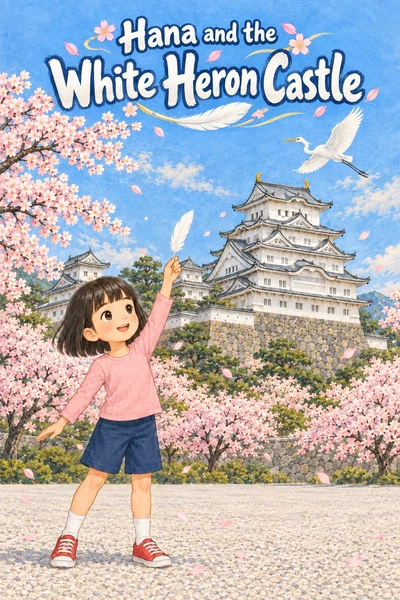 Hana and the White Heron Castle book cover