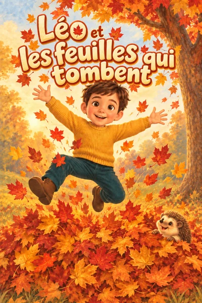 Couverture du livre Léo et les feuilles qui tombent
