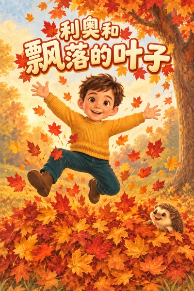 《利奥和飘落的叶子》封面