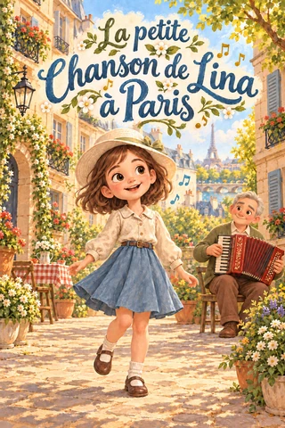 Couverture du livre La petite chanson de Lina à Paris