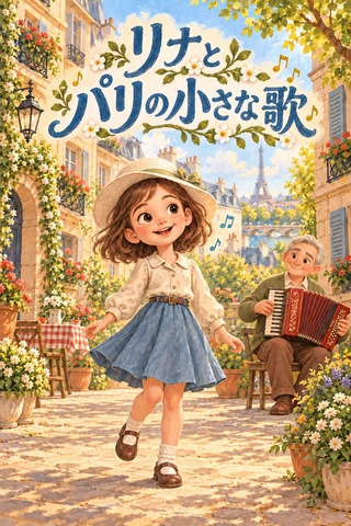 絵本『リナとパリの小さな歌』の表紙