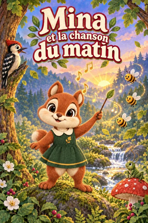 Couverture du livre Mina et la chanson du matin