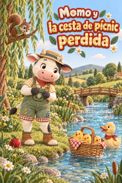 Portada del libro Momo y la cesta de pícnic perdida
