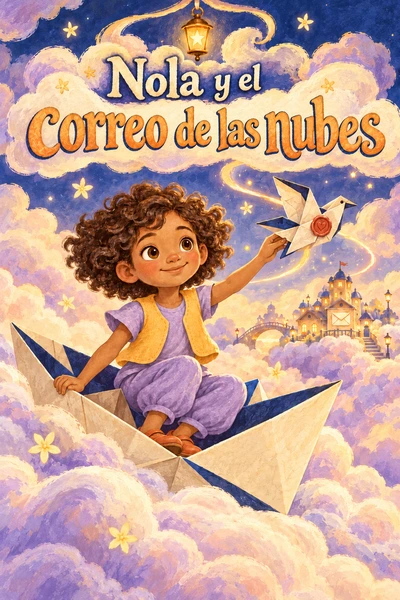 Portada del libro Nola y el correo de las nubes