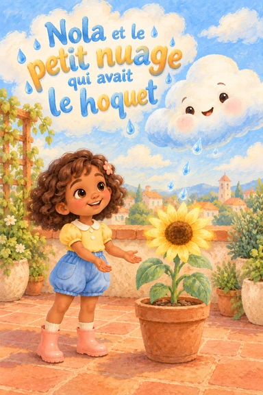 Couverture du livre Nola et le petit nuage qui avait le hoquet