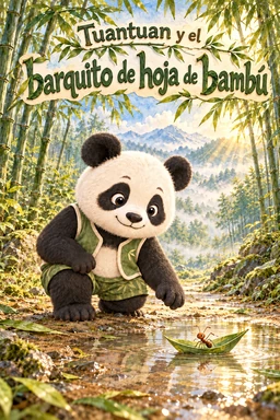 Portada del libro Tuantuan y el barquito de hoja de bambú