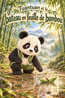 Couverture du livre Tuantuan et le bateau en feuille de bambou