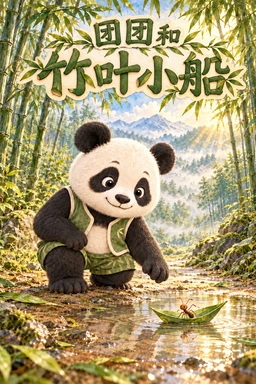《团团和竹叶小船》封面